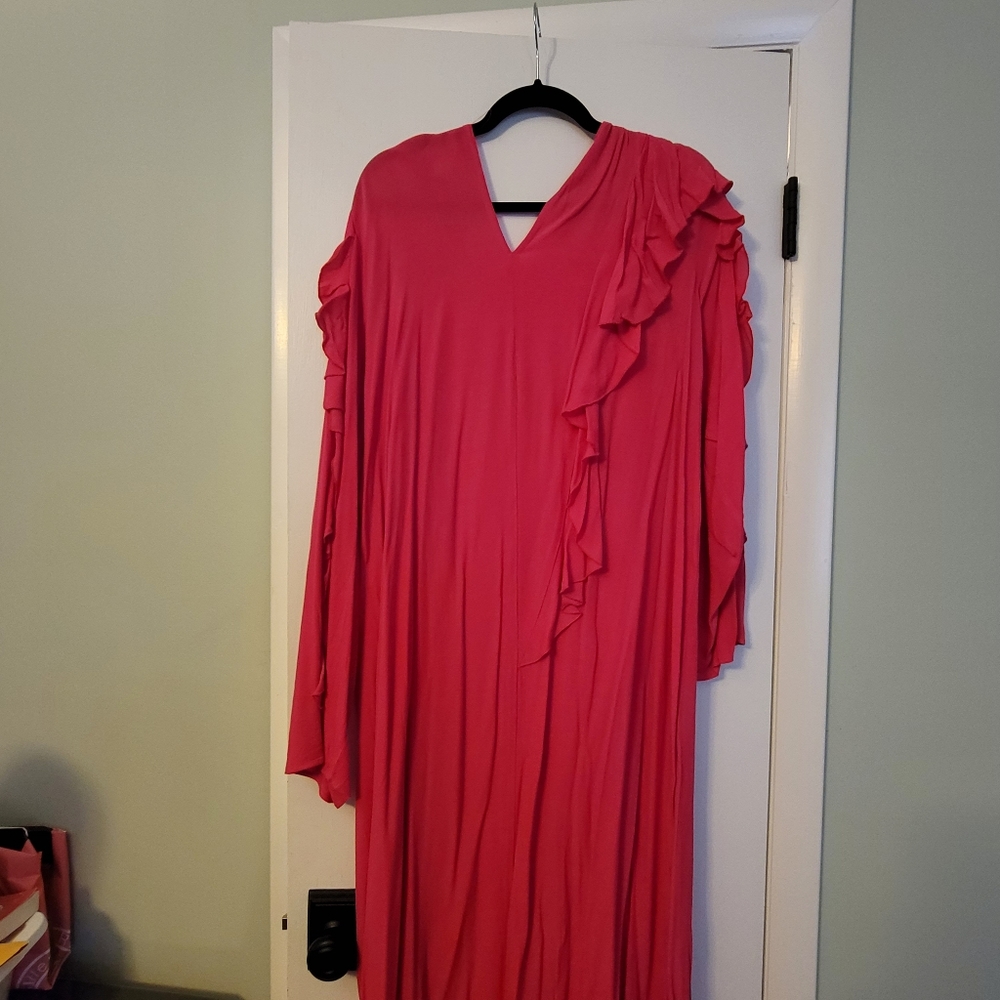 Hot pink dress